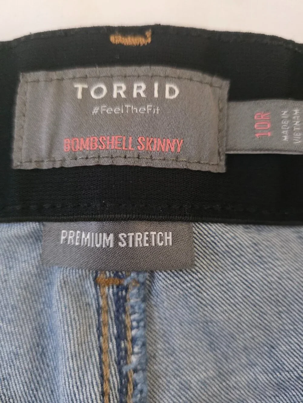 Torrid Bombshell Skinny Premium Stretch Women's High-Rise Jeans, Size 10R